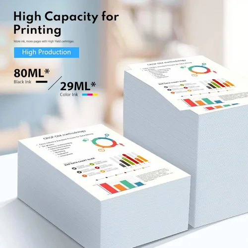 Miniatura 3 de 711XL Cartuchos de tinta de alto rendimiento compatibles 711 para HP 711 cartucho de tinta uso con impresora DesignJet T100 T120 T125 T130 T520