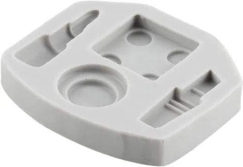 Miniatura 6 de Moldes de silicona con temática de maquillaje, moldes para fondant, para besos, labios, lápiz labial, perfume, pestañas, cepillo para decoración