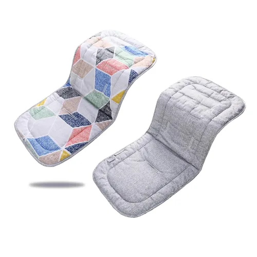Miniatura 34 de Cojín para Carrito de Bebé, Colchoneta Silla Paseo Universal Transpirable, Cojín para Sillas de Paseo 100% Algodón, 34x78cm 1 Paquete