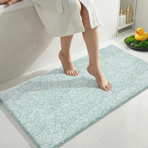 Miniatura 27 de Yimobra Alfombra de baño acolchada antifatiga, antideslizante, lavable, de microfibra suave y densa para lavabo, ducha, pies cansados, cómodo