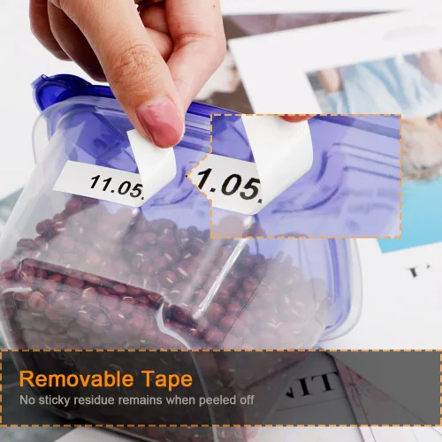 Miniatura 5 de Oozmas Repuesto para DYMO LabelManager 150 160 280 420P 360D, compatible con Dymo D1 Label Maker Tape 45013 S0720530, cinta de administrador