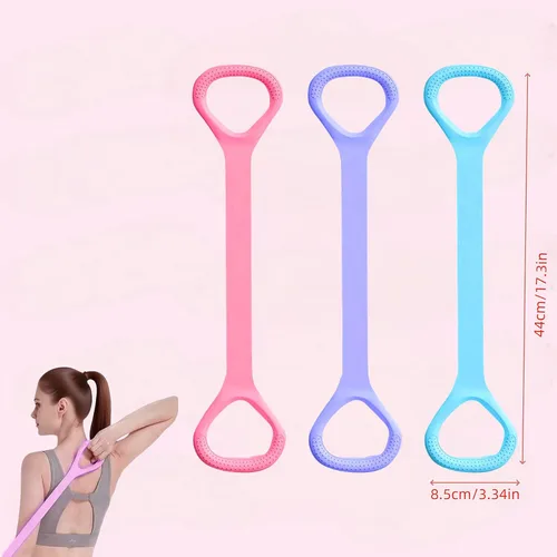 Miniatura 2 de 3 bandas de resistencia para figura 8, bandas de ejercicio para espalda, banda elástica para fitness, banda elástica para expansor de pecho, cuerda