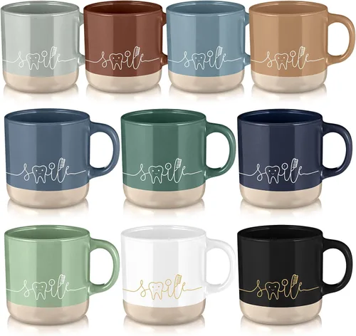 Miniatura 10 de Didaey 10 tazas de agradecimiento a granel CNA Week Gifts Bulk 13 oz Tazas de café de cerámica inspiradoras May You Be Proud Regalo