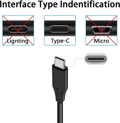 Miniatura 6 de Cable de carga USB-C tipo C de 6 pies, cable de alimentación USB largo rápido compatible con Samsung Galaxy Note 10 Plus - Galaxy Note 20 - Galaxy