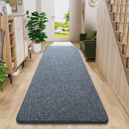 Miniatura 8 de Chicrug Alfombras Modernas de 2x8 Pies para Dormitorio y Sala de Estar, Alfombra de Pasillo de Espuma Viscoelástica de Pelo Bajo para Entrada