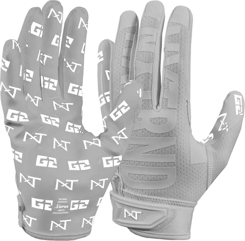 Miniatura 13 de Guantes de fútbol americano Nxtrnd G2 Pro para hombre, guantes ultra adherentes Elite para receptor