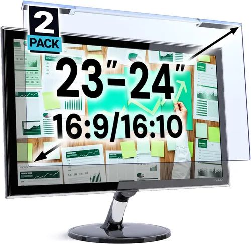 Miniatura 17 de VINTEZ Protector de pantalla de luz azul para monitor de computadora y portátil de 14 pulgadas, película de bloqueo de luz azul anti-UV para PC