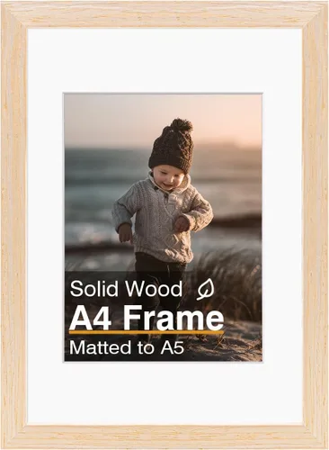 Miniatura 152 de KINLINK 3.5x5 Picture Frame, Ash Black Solid Wood Frame with Plexiglass for Table Top and Wall Mounting, Photo Frame for Horizontal or Vertical