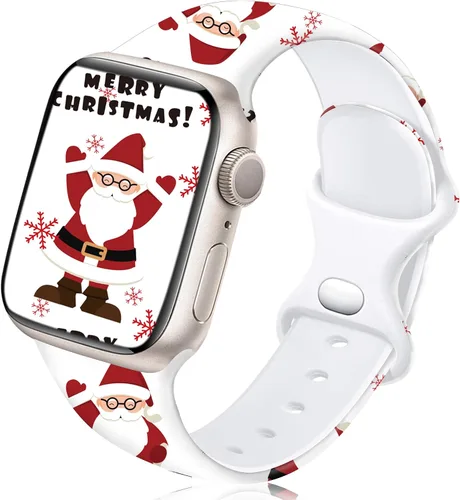Miniatura 37 de Dressy Designer - Correa de silicona para orgullo compatible con Apple Watch para mujeres y hombres de 38/40/41/42/44/45/46/1.929 in, correas