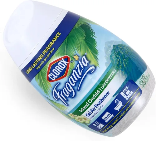 Miniatura 5 de Clorox Fraganzia Ambientador en Gel en Forma de Cono, Aroma de Orquídea Isla - Ambientador sin Enchufe, sin Batería para Habitaciones Pequeñas
