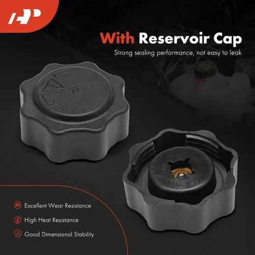Miniatura 3 de A-Premium Tanque de depósito de recuperación de desbordamiento de refrigerante del motor compatible con Mini Cooper 2002-2008 L4 1.6L, repuesto #