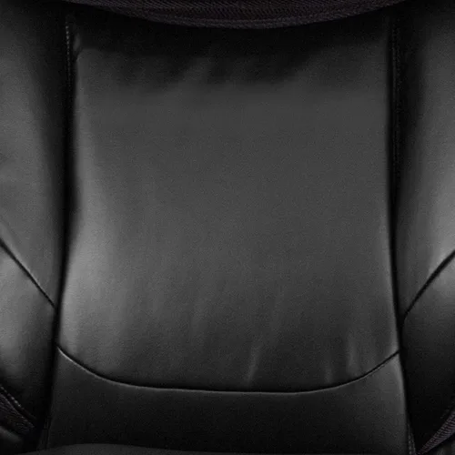 Miniatura 15 de Flash Furniture Hercules Series Silla de oficina giratoria LeatherSoft con respaldo alto, silla ejecutiva ergonómica con reposacabezas y altura Negro