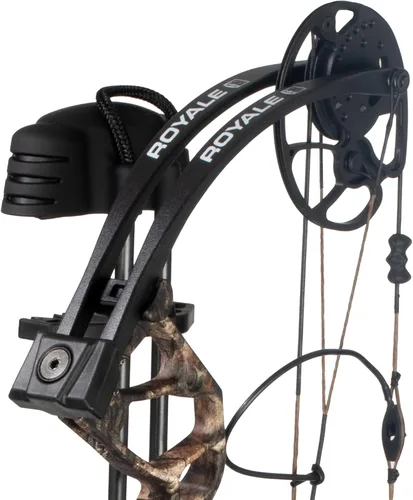 Miniatura 7 de Bear Archery Royale Ready to Hunt Paquete de Arco Compuesto para Adultos y Jóvenes, Longitud de Apertura de 12”- 27”, Potencia de Apertura de 5-50