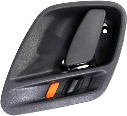 Miniatura 2 de KarParts360 Manija de puerta interior para Jeep Grand Cherokee 1999-2004 para el lado del conductor delantera o trasera, color negro con botón