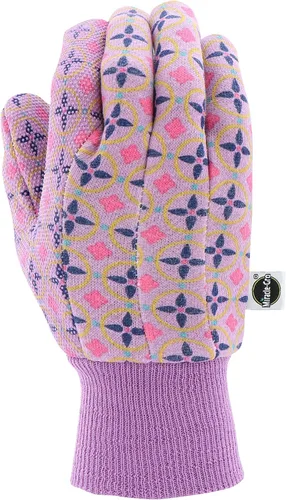 Miniatura 3 de Miracle Gro - Guantes de trabajo para mujer, estampado de palmeras punteadas