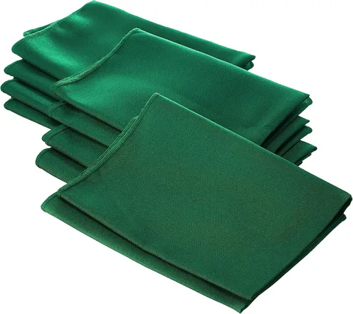 Miniatura 114 de LA Linen Paquete de 10 servilletas de popelina de poli, servilletas de tela suave, servilletas lavables y reutilizables, servilletas de mesa