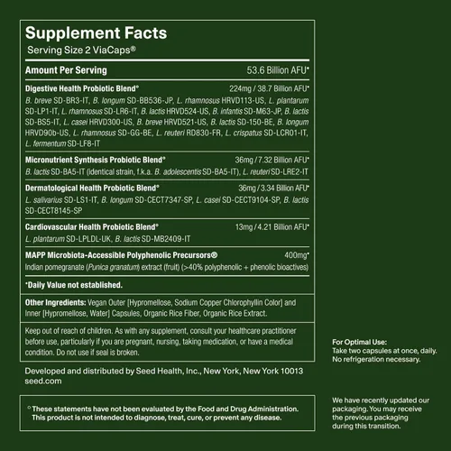 Miniatura 7 de Seed DS-01 Daily Synbiotic – Prebiótico y probiótico para mujeres y hombres – Salud digestiva, salud intestinal, apoyo inmunológico, hinchazón