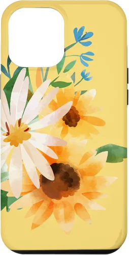 Miniatura 25 de iPhone 16 Yellow Sunflower Vintage Flower Petals Case