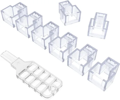 Miniatura 9 de 20 unidades de bloqueo de cable de red RJ45 con 1 llave, cable de red RJ45 con bloqueo, cable Ethernet con bloqueo, súper categoría 5 categoría 6