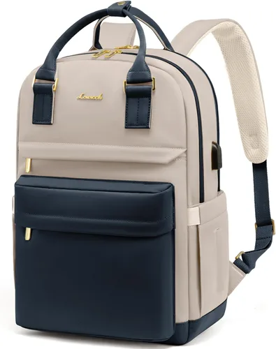 Miniatura 34 de LOVEVOOK - Mochila de computadora portátil para mujeres y niñas, mochila de 15.6 pulgadas impermeable para estudiantes, linda bolsa para libros