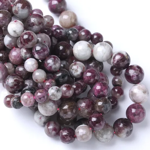 Miniatura 97 de 60 Cuentas de 15⁄64 Pulgadas (6 mm) de Piedra Natural de Citrino Limpio de Grado 3A en Bruto para Hacer Joyería, Pulseras DIY