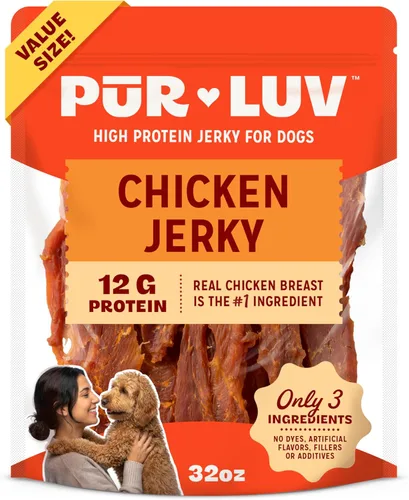 Miniatura 13 de Pur Luv - Golosinas para perros envueltas en batata dulce, sin piel cruda, hechas con pollo real, 16 Oz, saludables, fácilmente digeribles