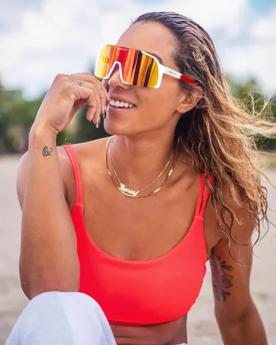 Miniatura 8 de maivnz Gafas de sol de béisbol para hombres y mujeres, protección UV400, gafas deportivas al aire libre para ciclismo, correr, golf, softbol Marco