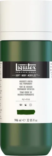 Miniatura 12 de Liquitex Professional Soft Body - Pintura acrílica, botella de 2 onzas (59 ml), blanco titanio Titanio Blanco