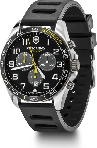 Miniatura 2 de Victorinox Fieldforce Sport Chrono Reloj con esfera negra y correa de goma negra