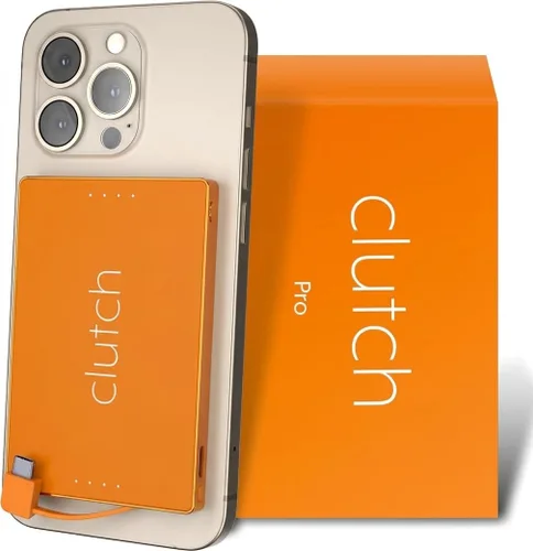 Miniatura 9 de Clutch - Cargador portátil Pro USB-C - Compatible con iPhone 15, 16, 17 y dispositivos Android - Batería magnética de banco de energía - Aprobado