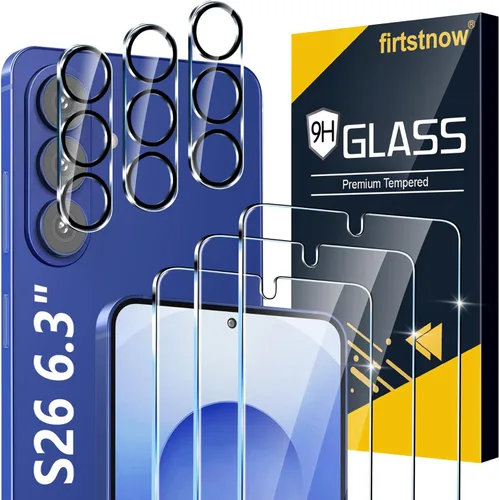 Miniatura 9 de firtstnow Paquete de 3 protectores de pantalla de vidrio para Samsung Galaxy S25 Plus [6.7 pulgadas] + Paquete de 3 protectores para lentes