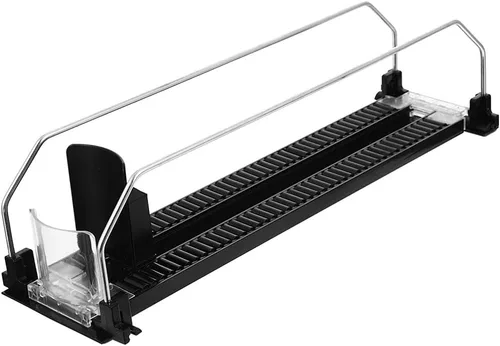 Miniatura 7 de iplusmile Organizador de bebidas para refrigerador, dispensador de latas de soda autoempujable, organizador de botellas, almacenamiento de bebidas