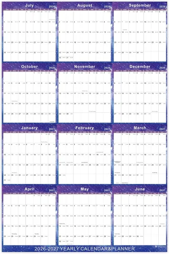 Miniatura 13 de Vibrant Focus Calendario de Pared Anual 2026 - calendario anual 2026, Calendario de Pared Anual 2026 y Planificador con Papel Grueso, Enero 2026