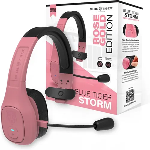 Miniatura 9 de Blue Tiger Storm Gray - Auriculares Bluetooth Premium para Camioneros - Auriculares Inalámbricos Mono con Cancelación de Ruido y Micrófono - Sonido