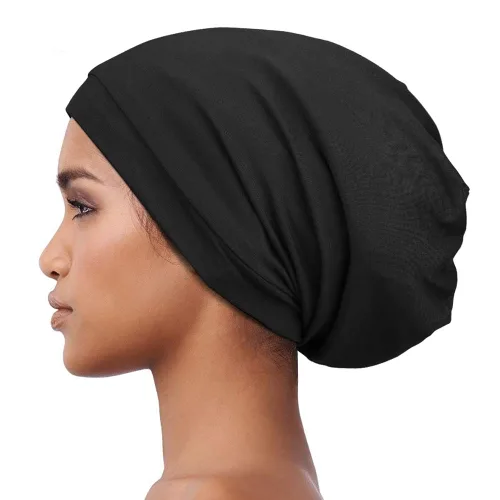 Miniatura 43 de Alnorm - Gorro con forro de satén y suave banda elástica para hombres y mujeres, talla única Se ajusta a la mayoría