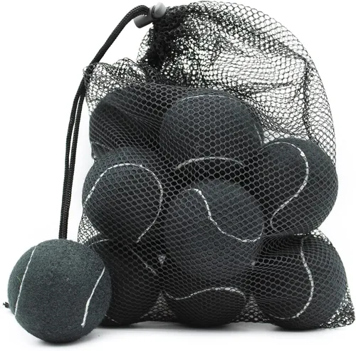 Magicorange Pelotas de tenis, paquete de 12 pelotas de tenis de entrenamiento avanzado, pelotas de práctica, vienen con bolsa de malla para un fácil