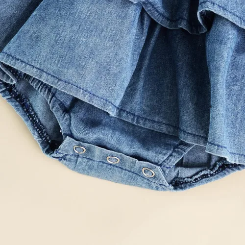 Miniatura 7 de Louatui Conjunto de ropa para bebé recién nacida con calabaza, Halloween, conjunto de ropa de tutú con volantes, mameluco de algodón con diadema