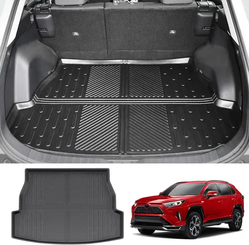 Forro de carga apto para Toyota RAV4 2019-2024, tapete de carga TPE para maletero para todo tipo de clima, para Toyota RAV4 2019, 2020, 2021, 2022,