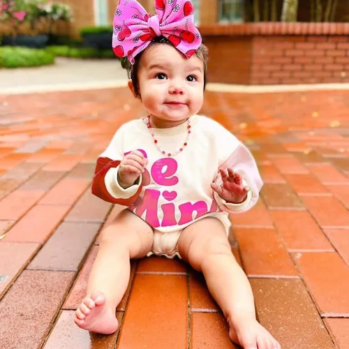 Miniatura 2 de FYBITBO Sudadera de cuello redondo para bebé niña y niño, mameluco de burbujas, camisa de manga larga, traje de San Valentín, ropa de otoño
