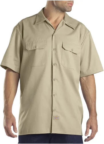 Miniatura 5 de Dickies Camisa de trabajo de sarga flexible de manga corta para hombre