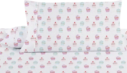 Miniatura 6 de Softan Juego de sábanas para niños, tamaño individual, sábana bajera ajustable y funda de almohada de microfibra, transpirable y suave como la seda