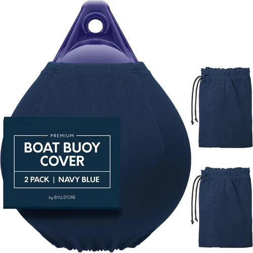 Miniatura 9 de Cubiertas para boya de barco Paquete de 1, 2 y 4 Negro Diámetro x Longitud: 15 ″ x 19 ″ & 17.5 ″ x 21 ″ Poliéster (1 paquete y 17.5 ″ x 21 ″)