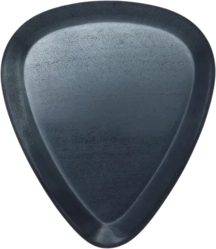 Miniatura 30 de Púa de guitarra o bajo de Obsidiana de Caoba en vidrio volcánico - 3.0 mm de calibre ultra pesado - Forma 351 - Púa exótica artesanal de gema