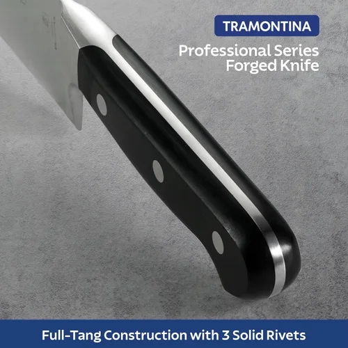 Miniatura 6 de Tramontina Pro Series - Cuchillo de chef forjado de 8 pulgadas, cuchillos de cocina de acero de alto carbono sin manchas para cocinar