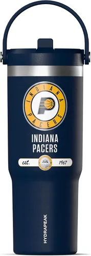 Miniatura 17 de Hydrapeak x NBA Vaso Nomad con Licencia Oficial de Phoenix Suns de 32 oz con Asa y Tapa con Popote, Botella de Agua de Acero Inoxidable a Prueba