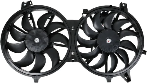 Miniatura 21 de TRQ Conjunto de ventilador de refrigeración dual del radiador compatible con Toyota Highlander 2008-2013 TO3115155