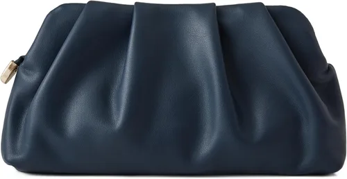 Miniatura 15 de Bolsa de noche para mujer, cartera tipo clutch con fruncidos, con cadena metálica desmontable, bolsa de hombro cruzada