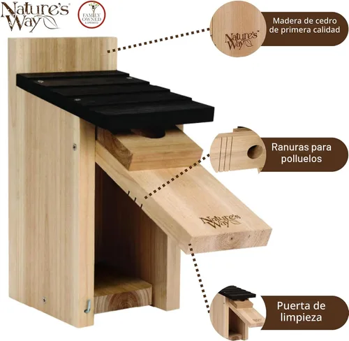 Miniatura 4 de Wild Wings WWCH3 Cedro Blue Bird Box House