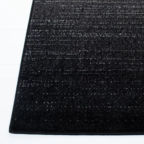 Miniatura 4 de SAFAVIEH Adirondack Collection - Alfombra decorativa, 2 pies 6 pulgadas x 4 pies, color negro y gris, diseño moderno, no desprende pelusa y de fácil