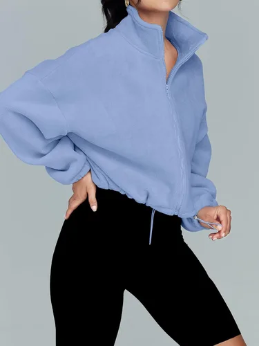 Miniatura 4 de AUTOMET Sudaderas con capucha y cremallera para mujer, de gran tamaño, de manga larga, ropa de otoño, ropa de moda 2024